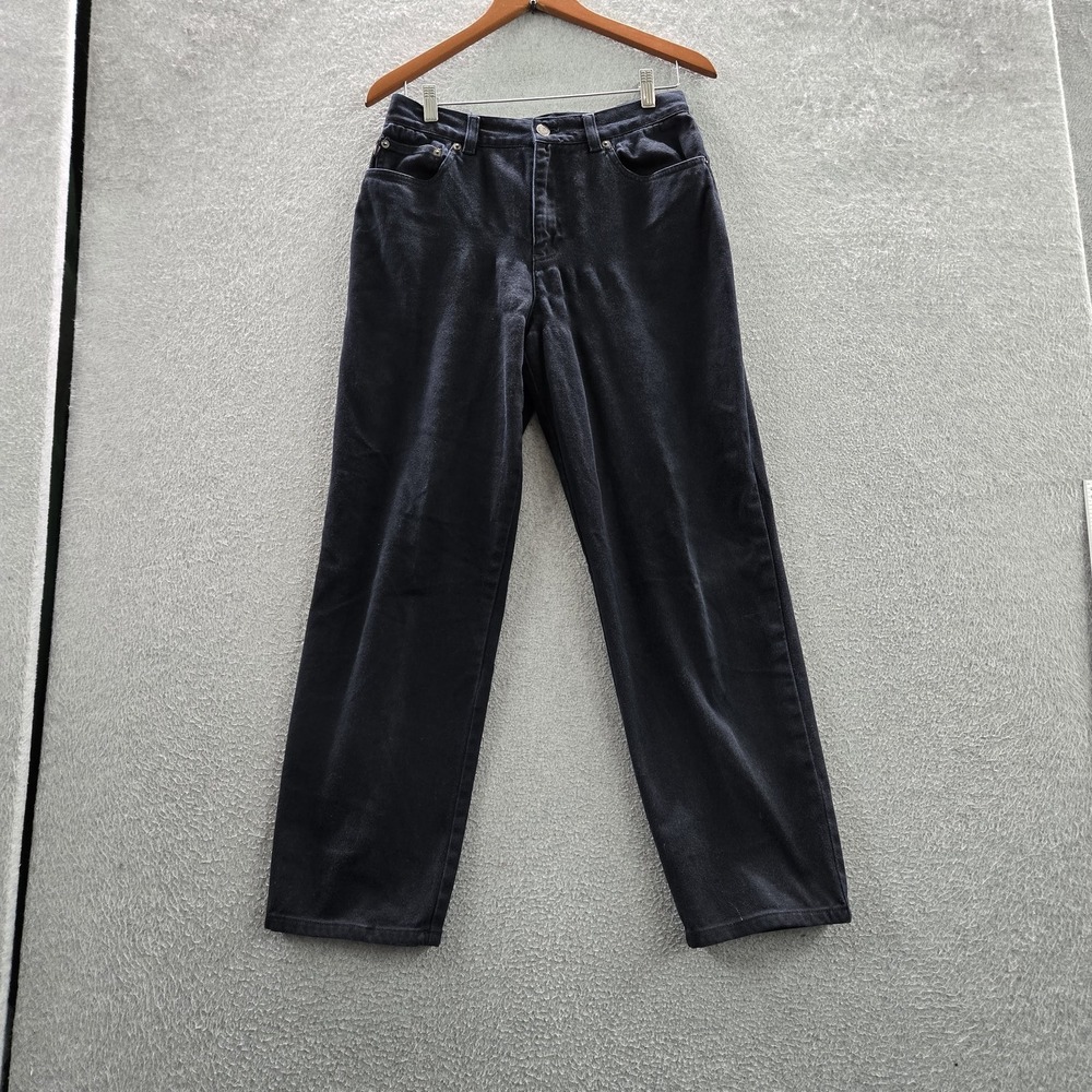 Lauren Jeans Co. Ralph Women Jeans 10P Black Denim 28" Inseam